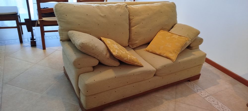 Sofás usado bom estado,movil hall de entrada usado