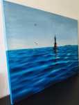 Fale Adriatyku Obraz Olejny 60x80 Morze Latarnia Błękit Spokój Ocean