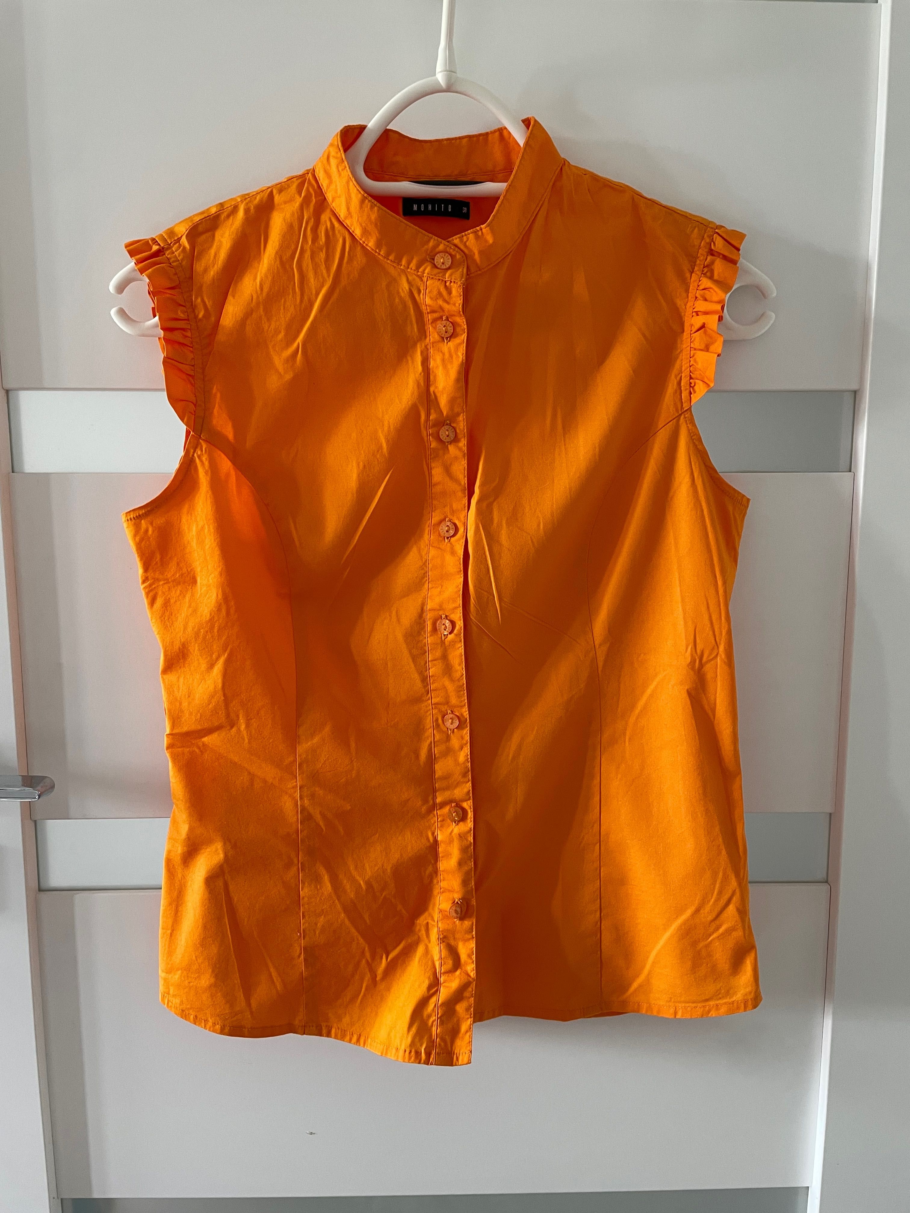 Bluzka pomarańczowa Mohito 36 S 38 M