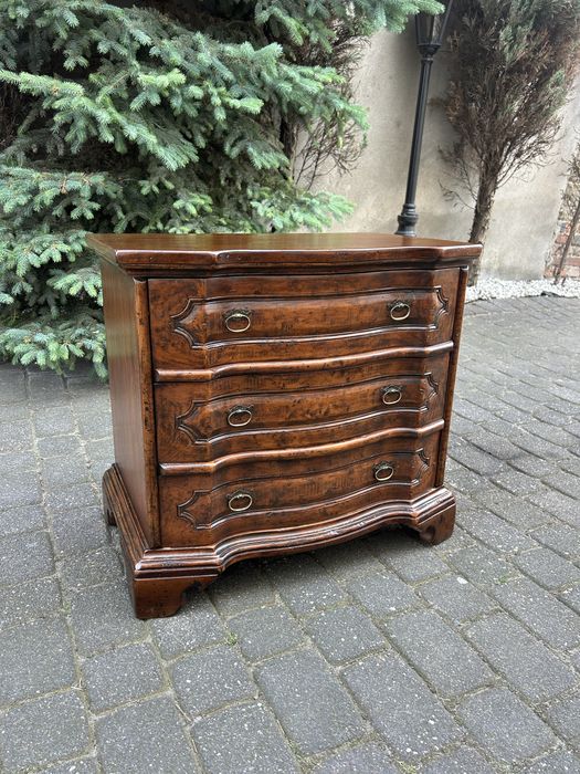 Stylowa Drewniana Komoda Kolonialna Stolik Z Szufadami Po Renowacji