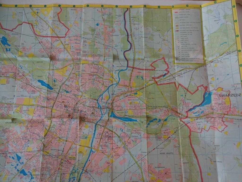 Poznań Przewodnik I Plan Miasta Z 1992 Roku - Już Historyczna