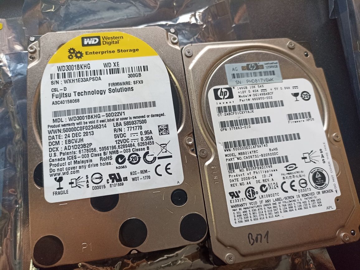 Discos rígidos SAS