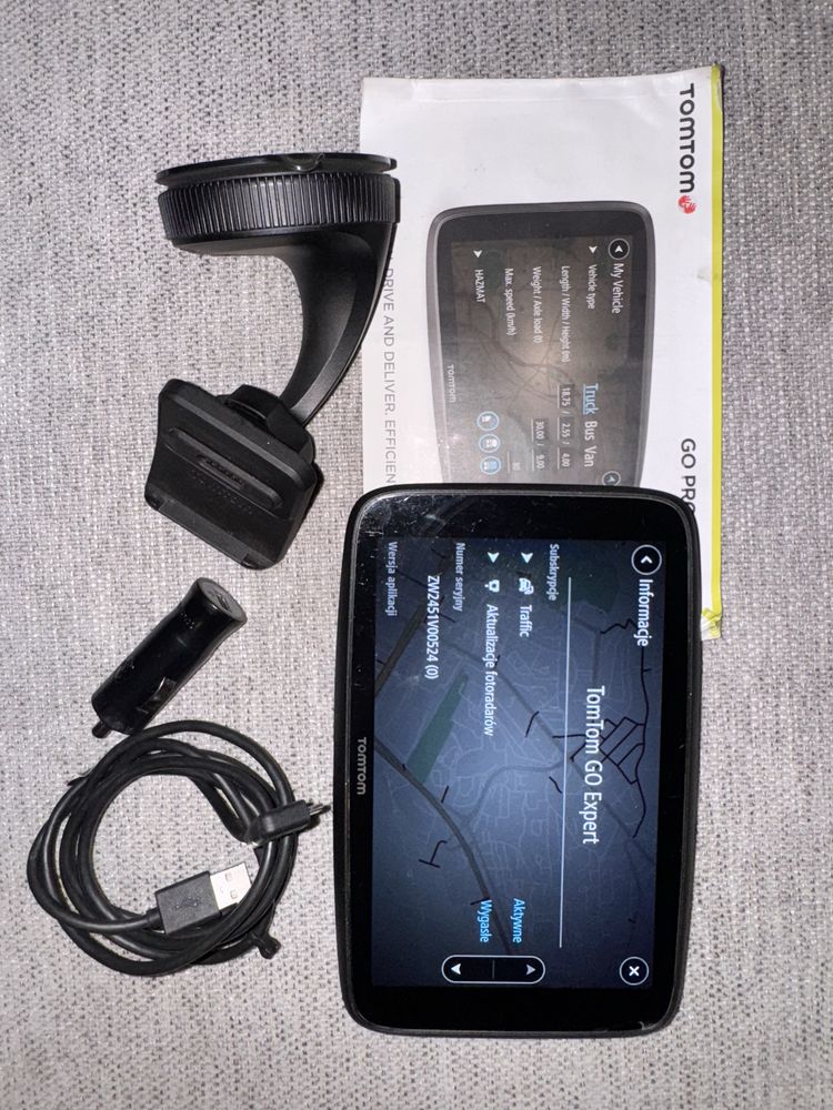 Tomtom Go Expert 7 TIR autobus bus