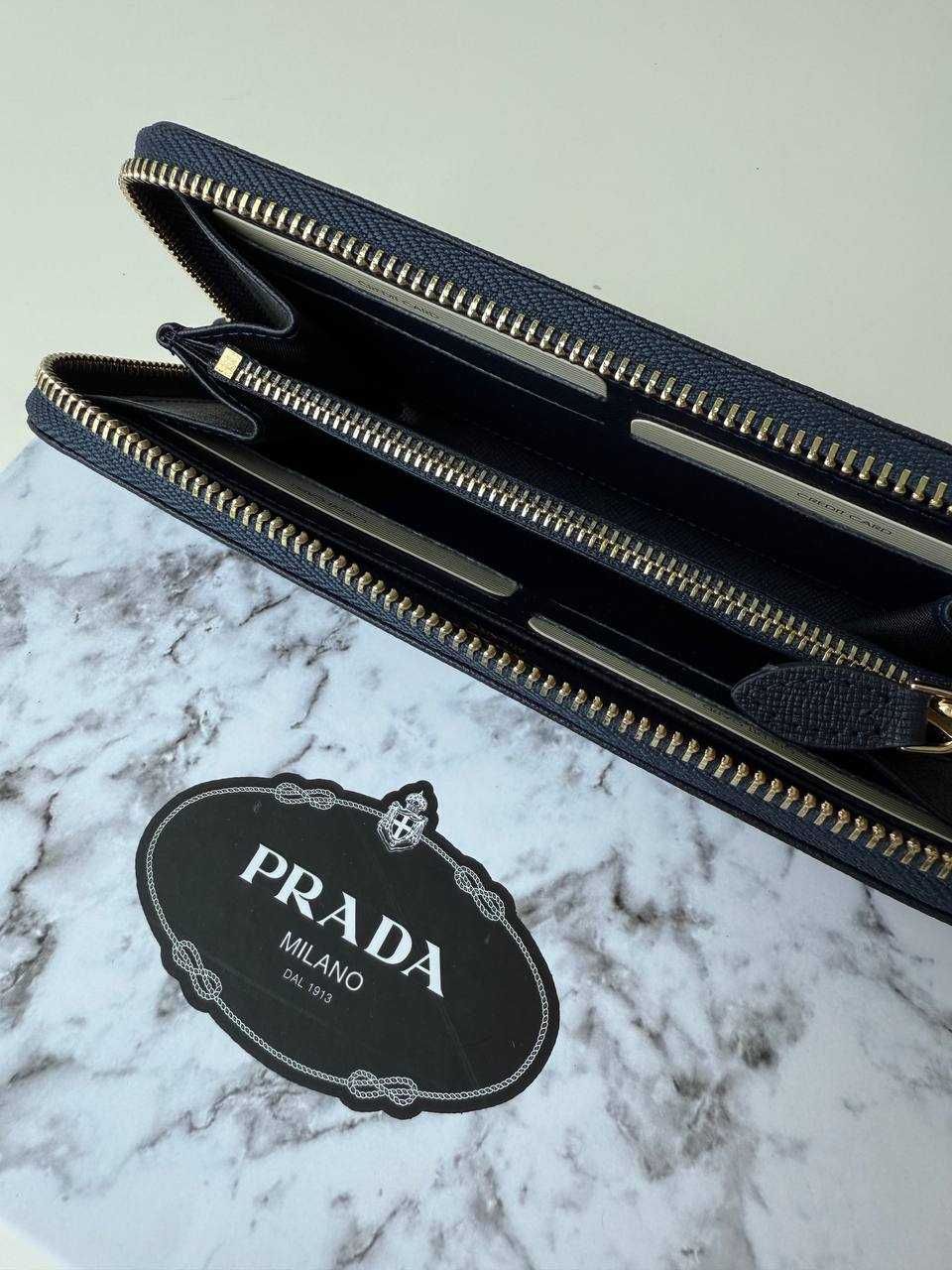 Гаманець PRADA натуральна шкіра