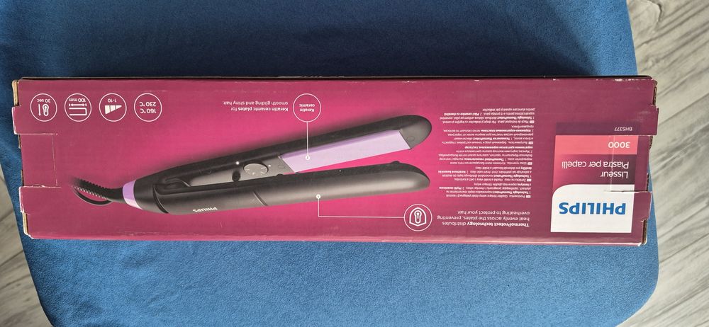 Prostownica  Philips BHS377/00,  do 230 stopni, ceramiczna