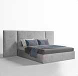 Cama prisma alongada completa (com estrado e colchão)