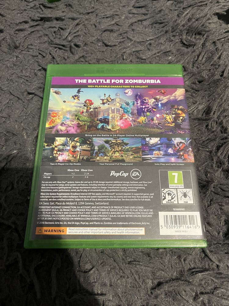 Plants vs zombies GW2 xbox one