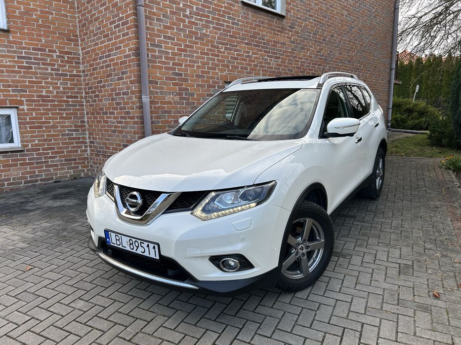 Nissan X-Trail Tekna 1.6 DIG-T 163 KM biała perła bezwypadkowy