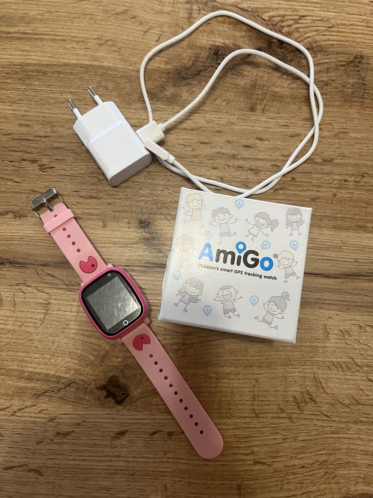 Смарт-годинник для дітей AmiGo GO001 iP67 Pink