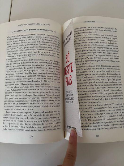 Livro “Só Neste País”