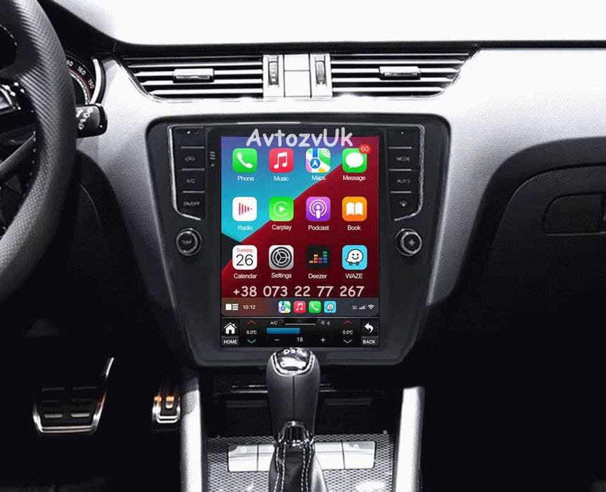 Android 14 SKODA Octavia 3 A7 A8 Октавия 3 А7 А8 CarPlay GPS Магнитола