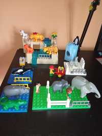 LEGO Duplo zoo zestaw Wodospad z jaskinią zwierzęta ludziki