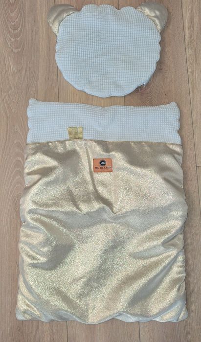 Komplet kołderka i poduszka do wózka