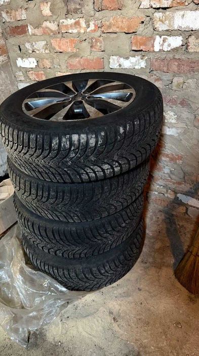 Зимова гума на дисках, зимняя резина Renault koleos. 5x114.3