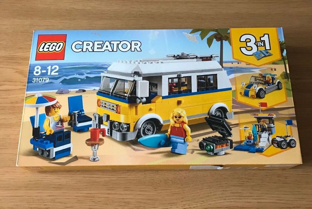 LEGO 31079 3 em 1 Creator Surfer Van NOVO