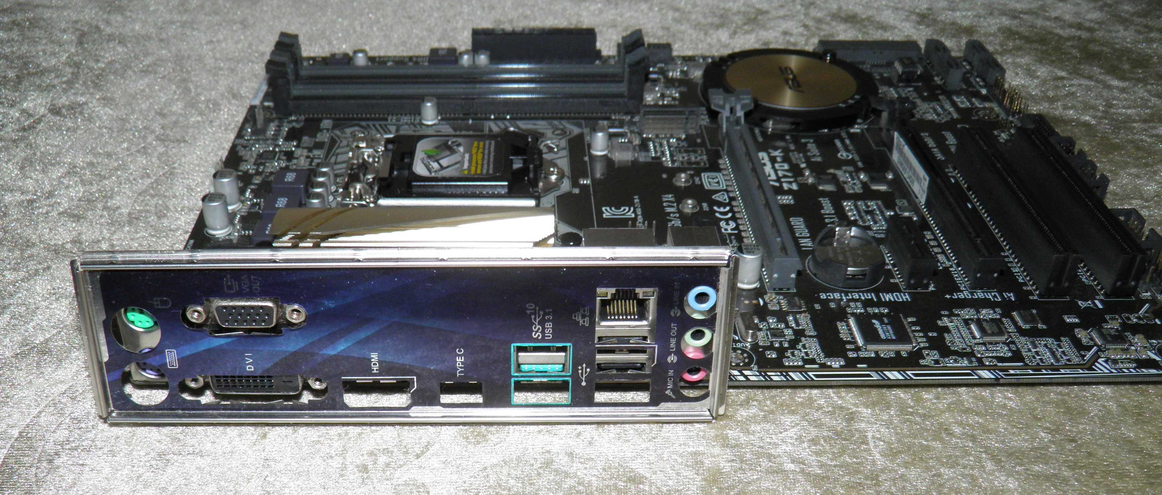 Socket 1151 ASUS Z170-K для Intel 6.7 Gen