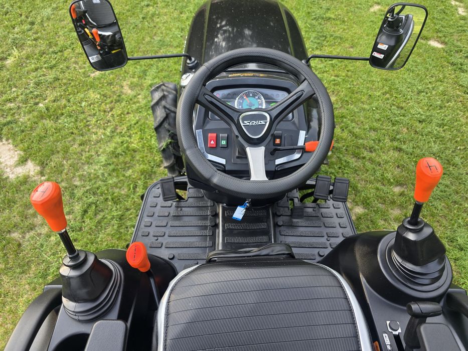 Ciągnik ogrodniczy Solis S26 9+9 4x4 rewers oś HD Czarny