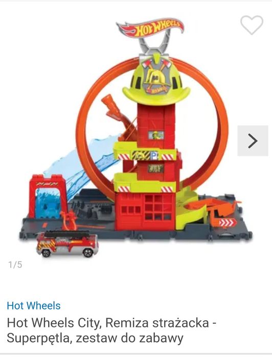 Zestaw Hot Wheels strażacy