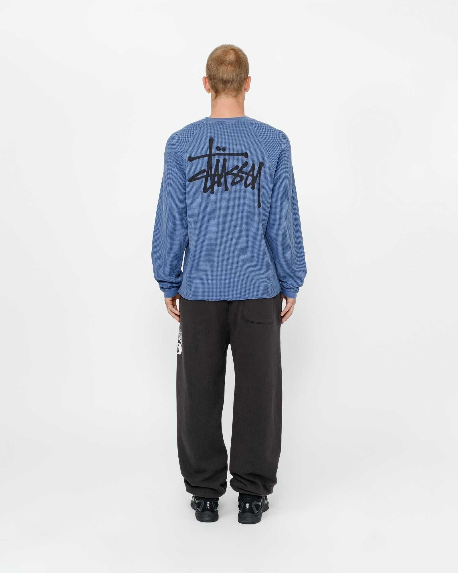 Лонгслів STUSSY Basic Stock Long Sleeve Thermal Blue