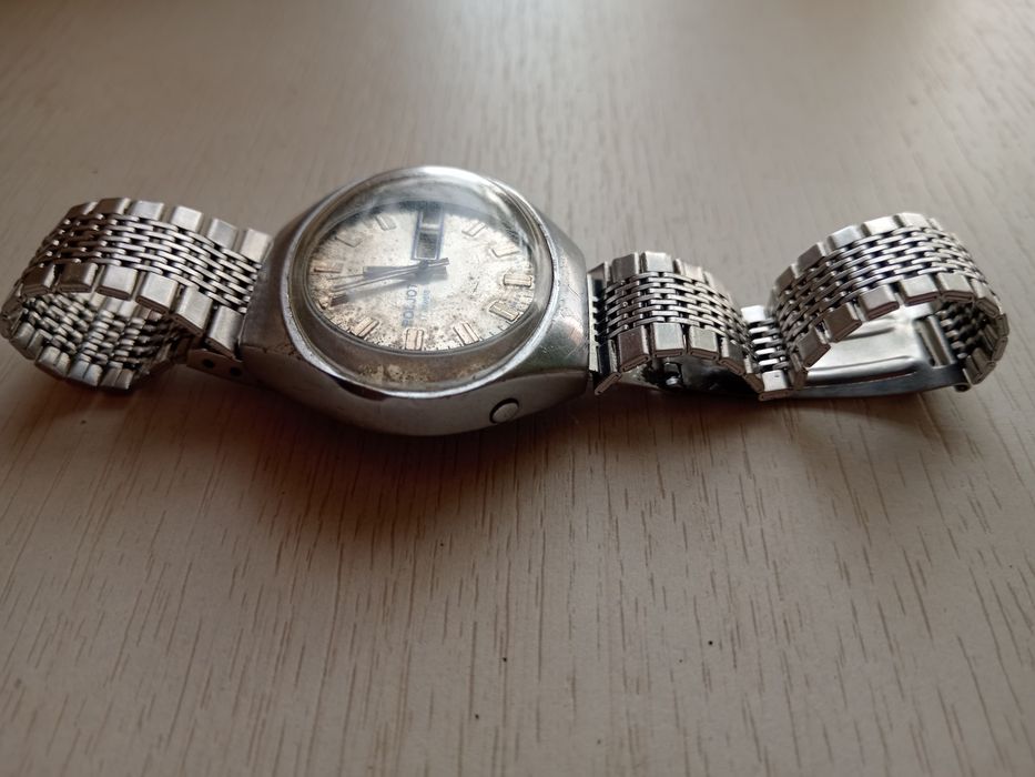 Часы полёт рыбий глаз. Полёт стадион. Годинник польот! Робочий!