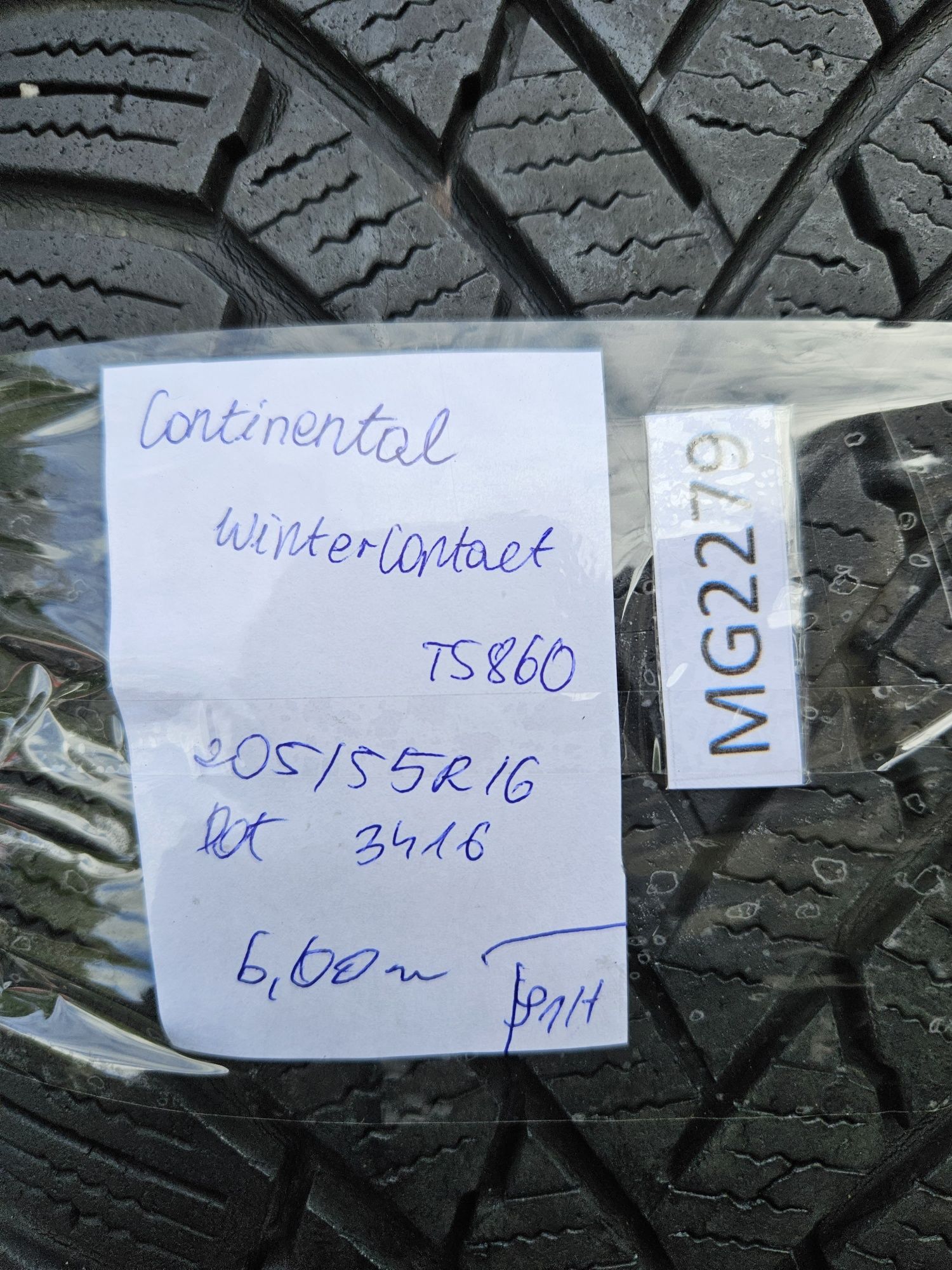 Continental 205/55 r16 WinterContact TS860 /// 6mm!!! Wysyłka