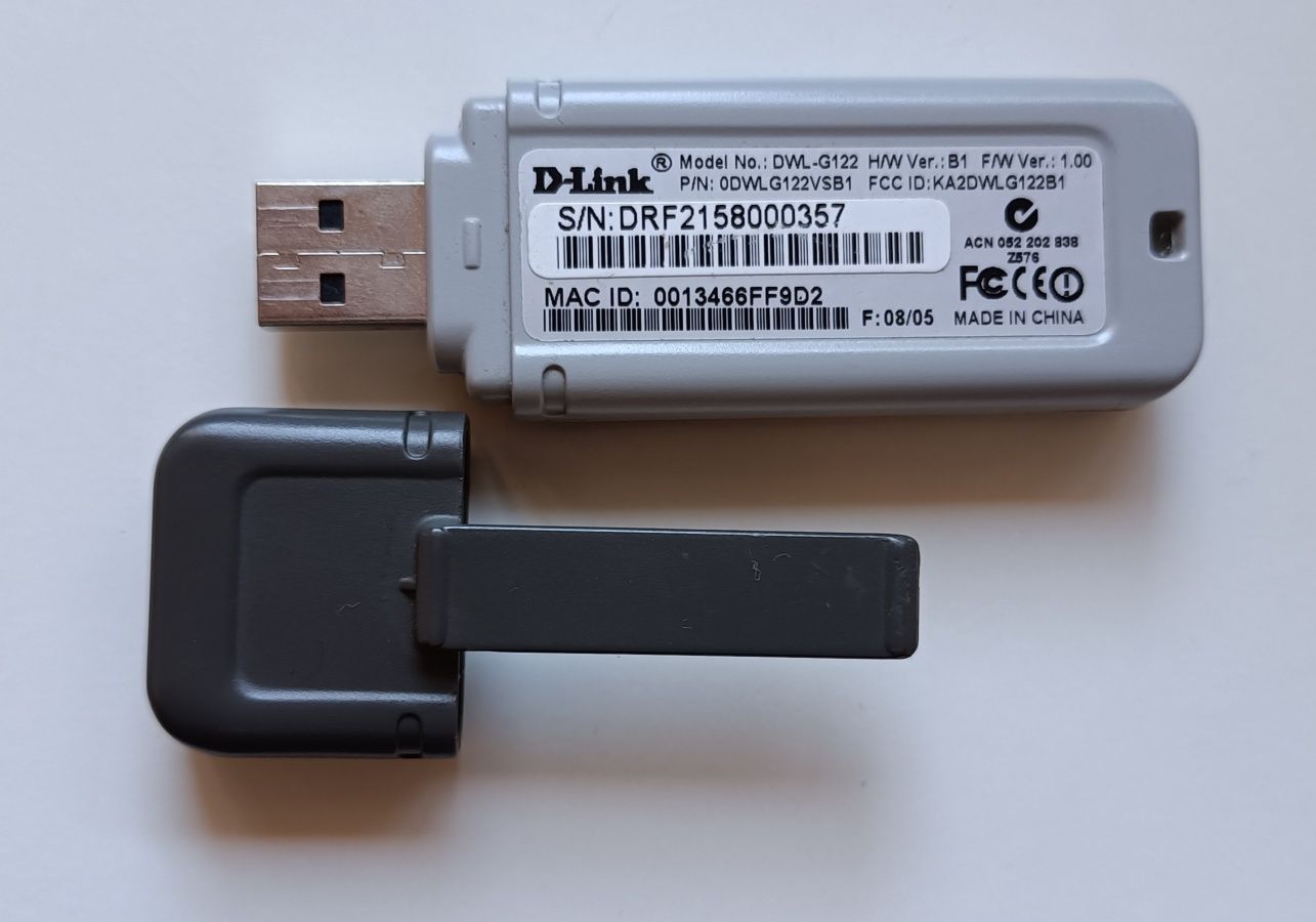 Adaptador USB Wireles D-Link DWL-G122