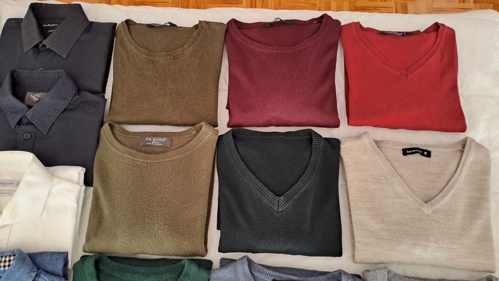 Roupa de homem (32 peças de roupa)