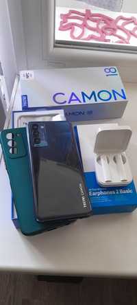 Tecno camon 18 4/128 смартфон+ бонус бездротові навушники mi