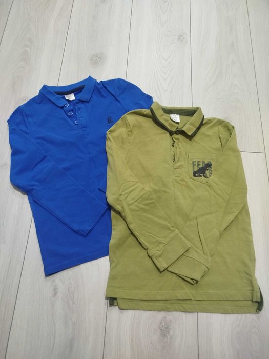 Polo z długim rękawem 2 szt. 128