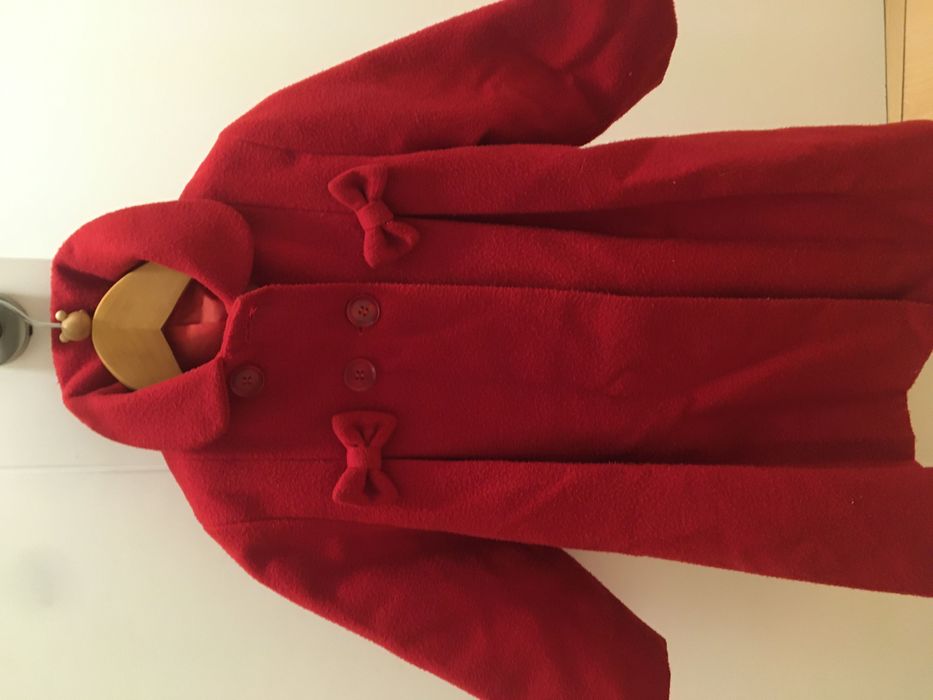 Casaco menina vermelho