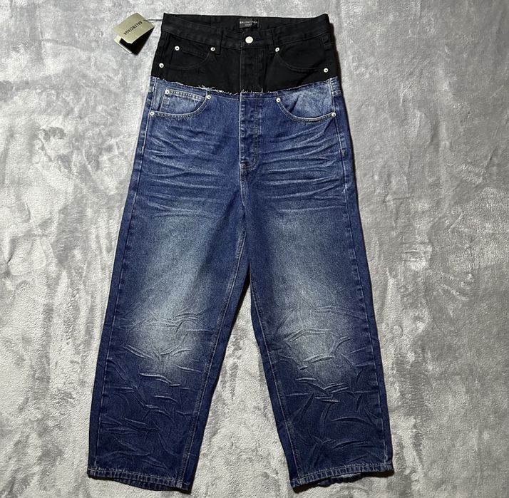Джинсы balenciaga cut up