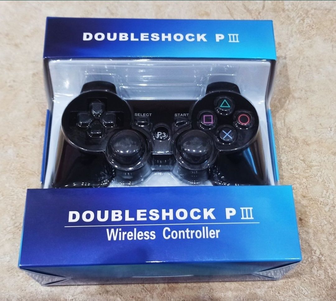 Джойстик геймпад беспроводной PlayStation 3 Double Shock 3 PS3 манип