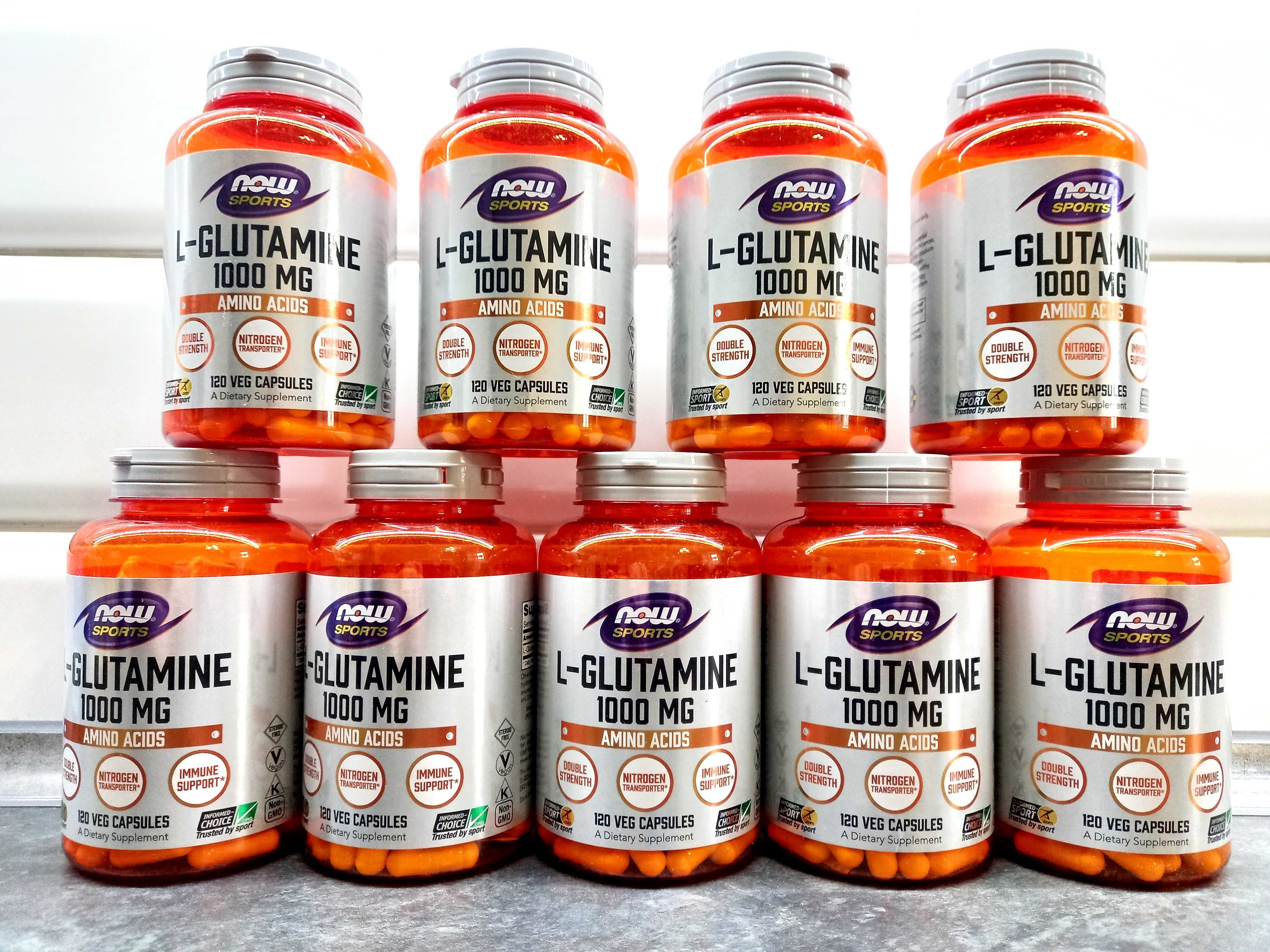 Now Foods, L-Glutamine 1000 мг (120 капс.), глютамин, глутамин