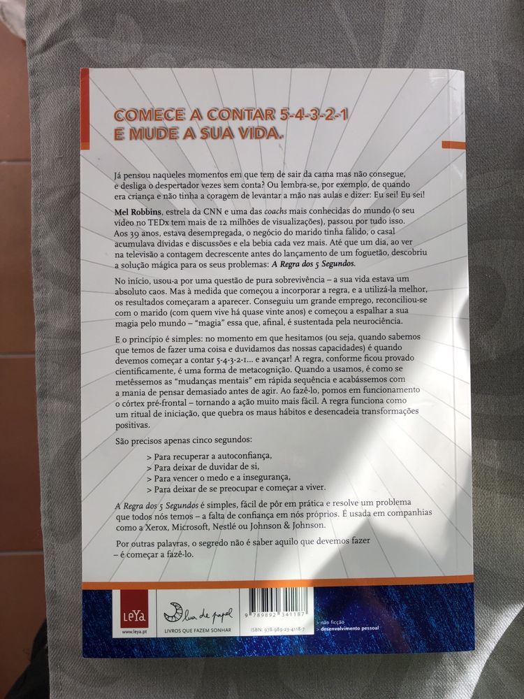 Livro A Regra dos 5 Segundos