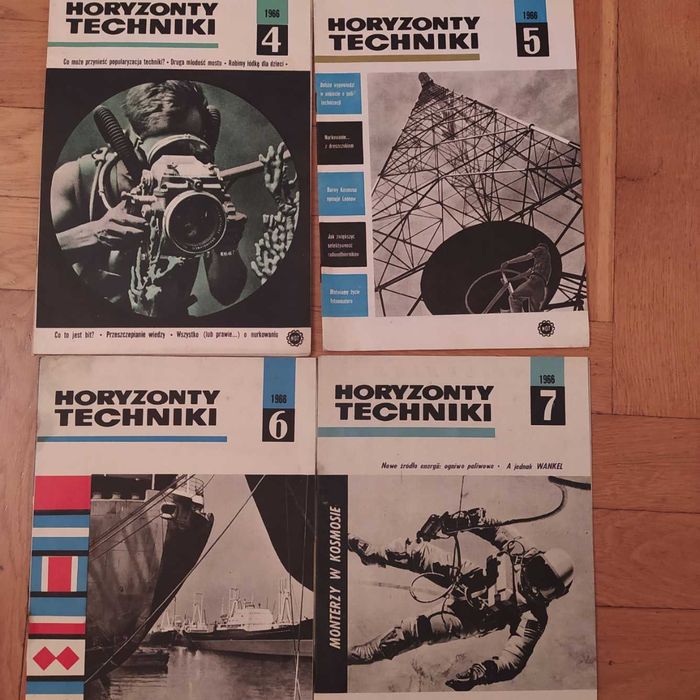 Czasopisma PRL Horyzonty Techniki 1966r.