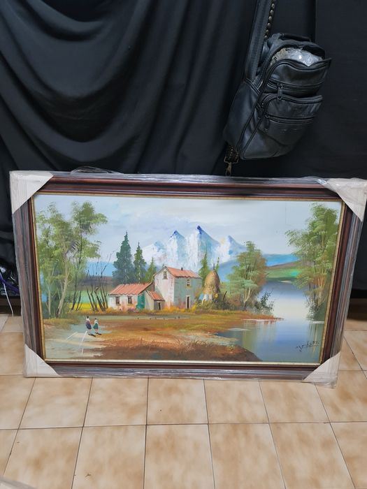 Quadros em tela pintados oleo