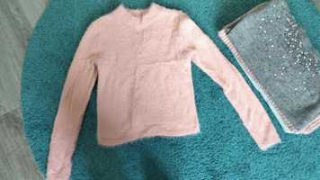 Różowy sweterek dziewczęcy H&M