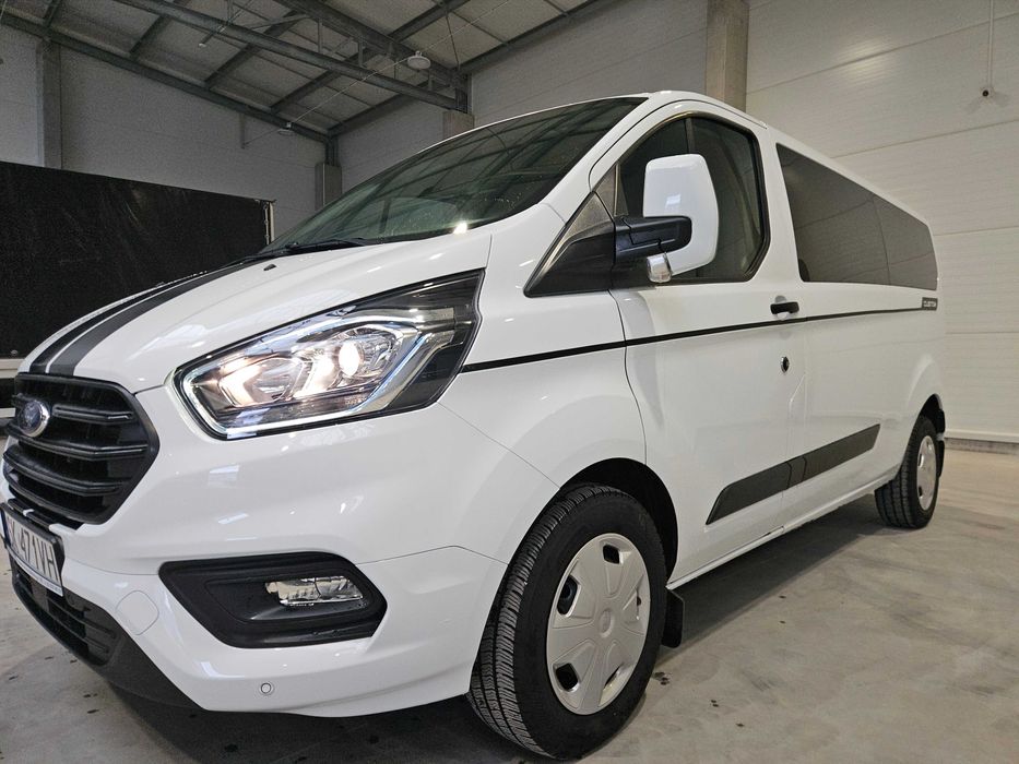 Ford Transit CUSTOM 9 osobowy long długi jak nowy salon Polska VAT 23
