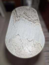 Pedra mármore - tampo de mesa - 186,5 cm x 90 cm X 3cm