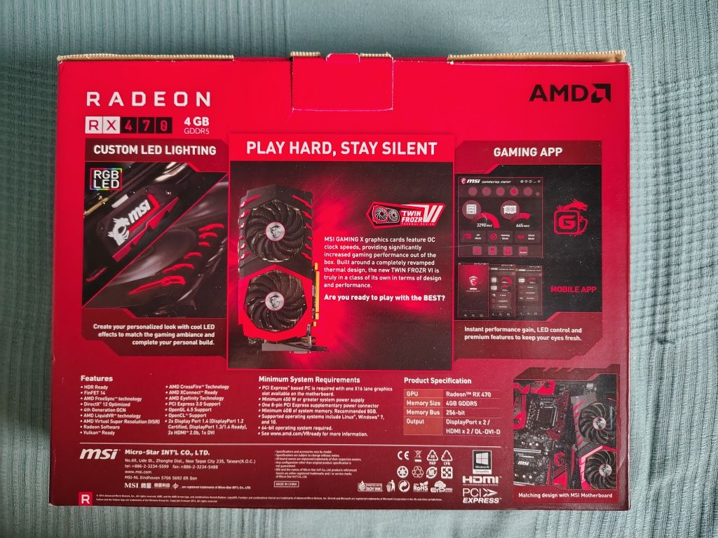 Karta graficzna MSI Radeon RX470