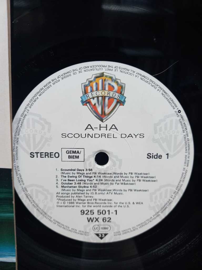 a-ha – Scoundrel Days, płyta winylowa