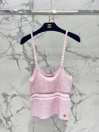 CHANEL® Luksusowy top CC® ekskluzywna bluzka koszulka