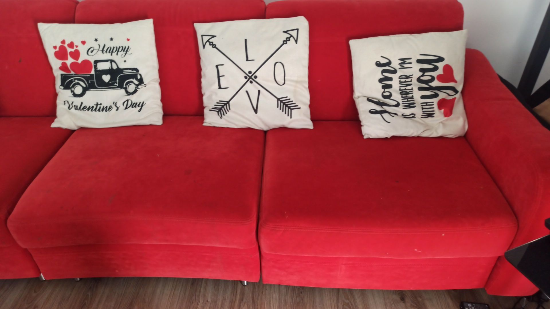 Czerwona sofa (modułowa)