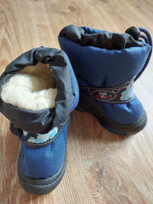 Чоботи дитячі Demar на хутрі 20-21розмір