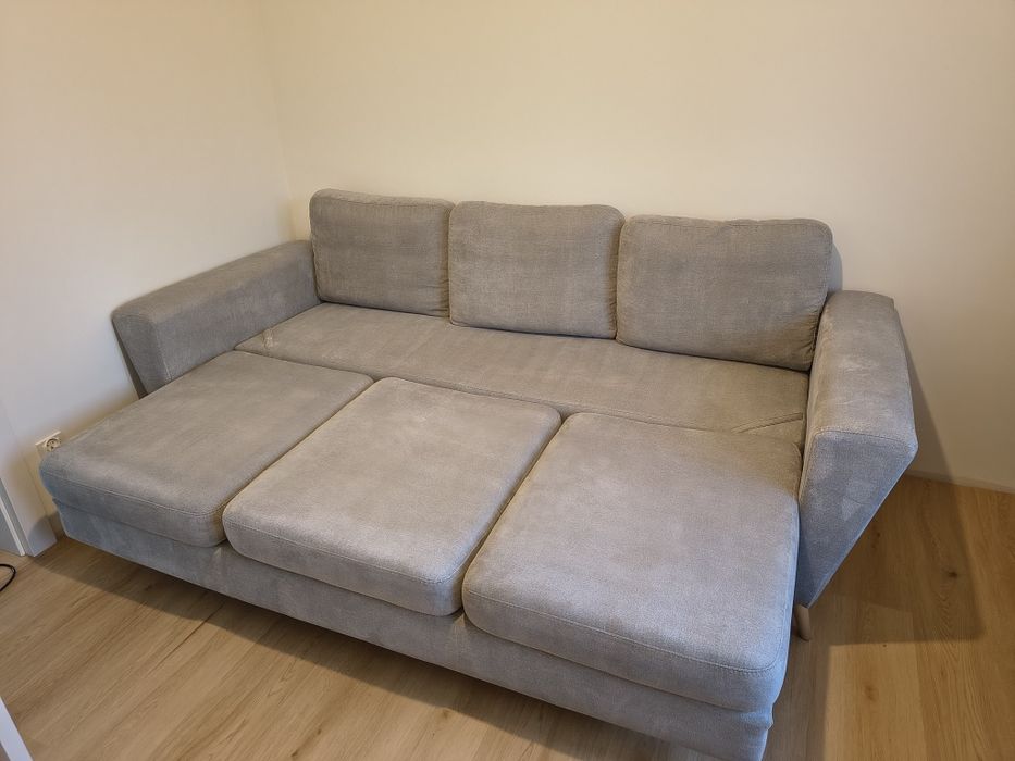 Rozkładana sofa z fotelem , wypoczynek