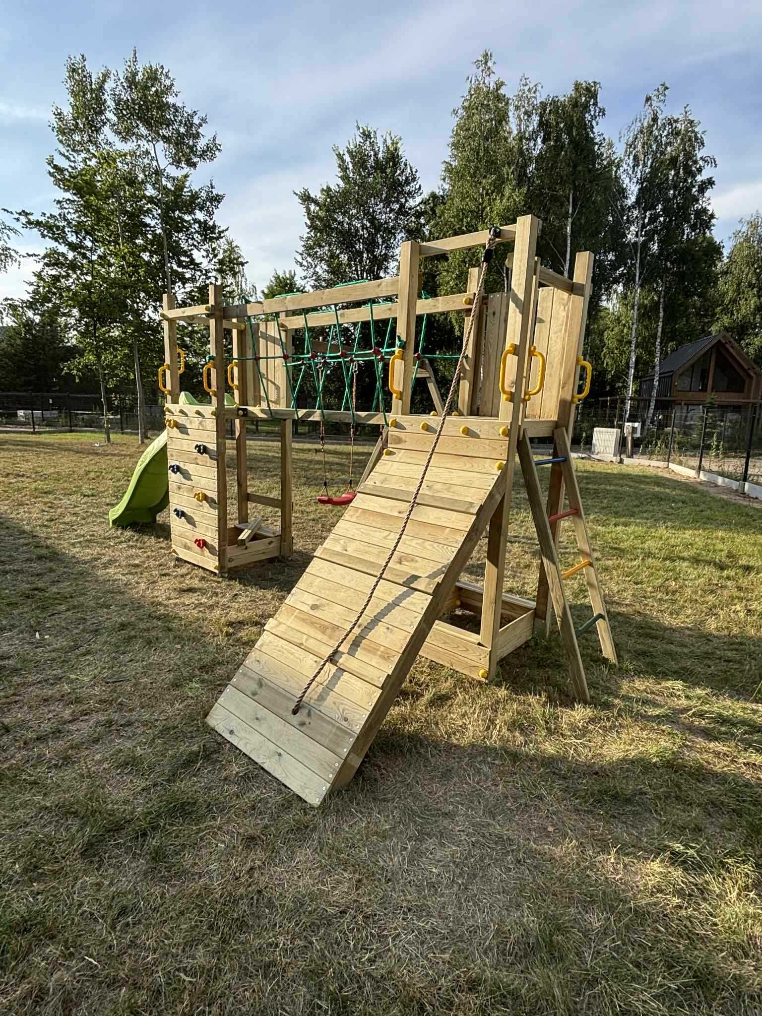 Plac zabaw drewniany, Małpi gaj, Huśtawka, DOSTAWA 0zł, Wysyłka 2-3dni