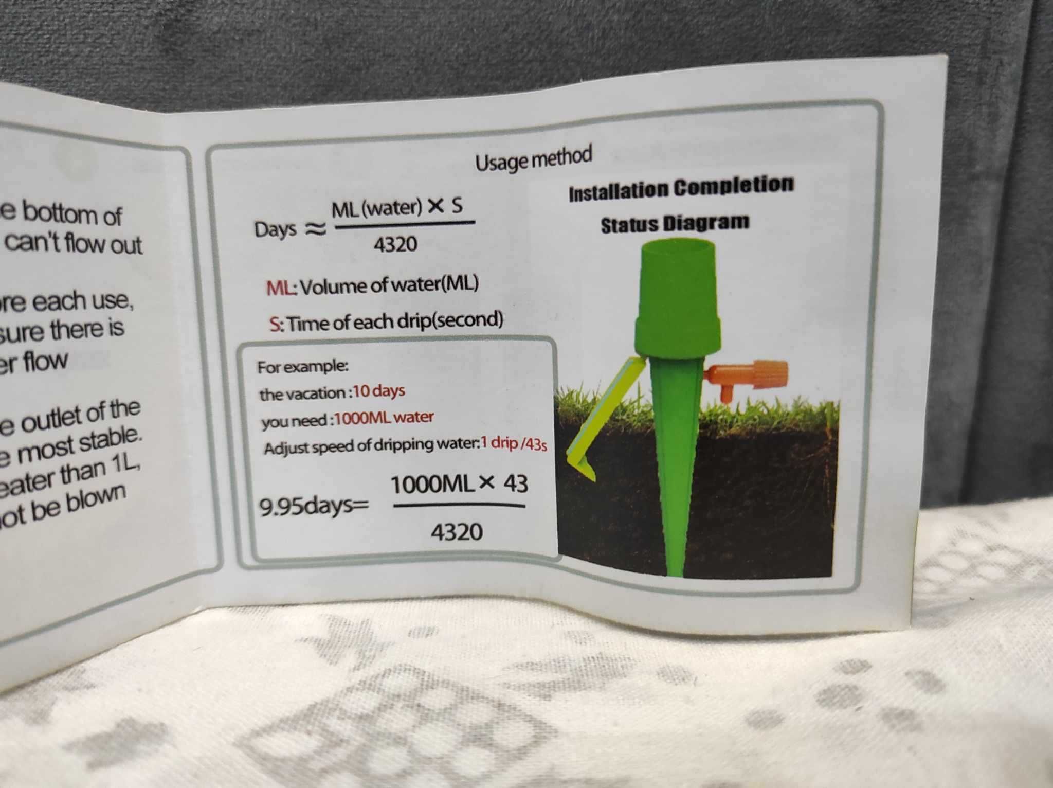 Kolce do nawadniania, system samonawadniania roślin, automatyczne
