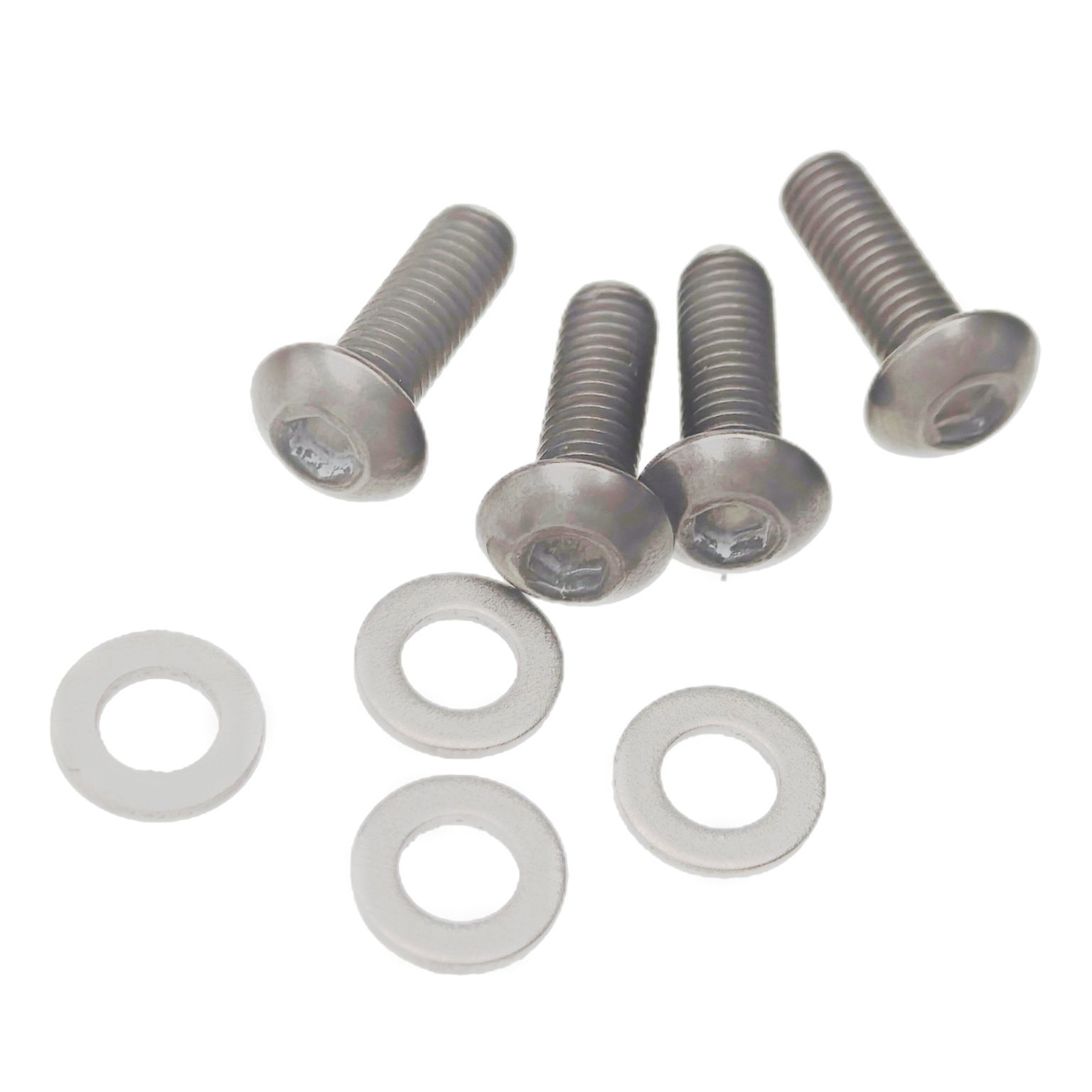 TYTAN 4 śruby M5x16 śruba tytanowe 16 mm m5 koszyk bidon
