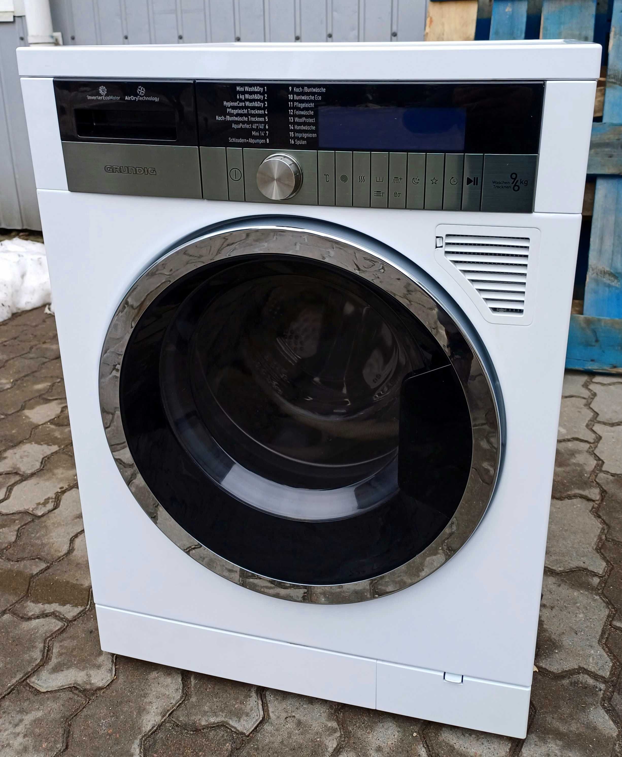 Пральна машина з сушкою Grundig GWD 59405 9/6 кг текстове меню