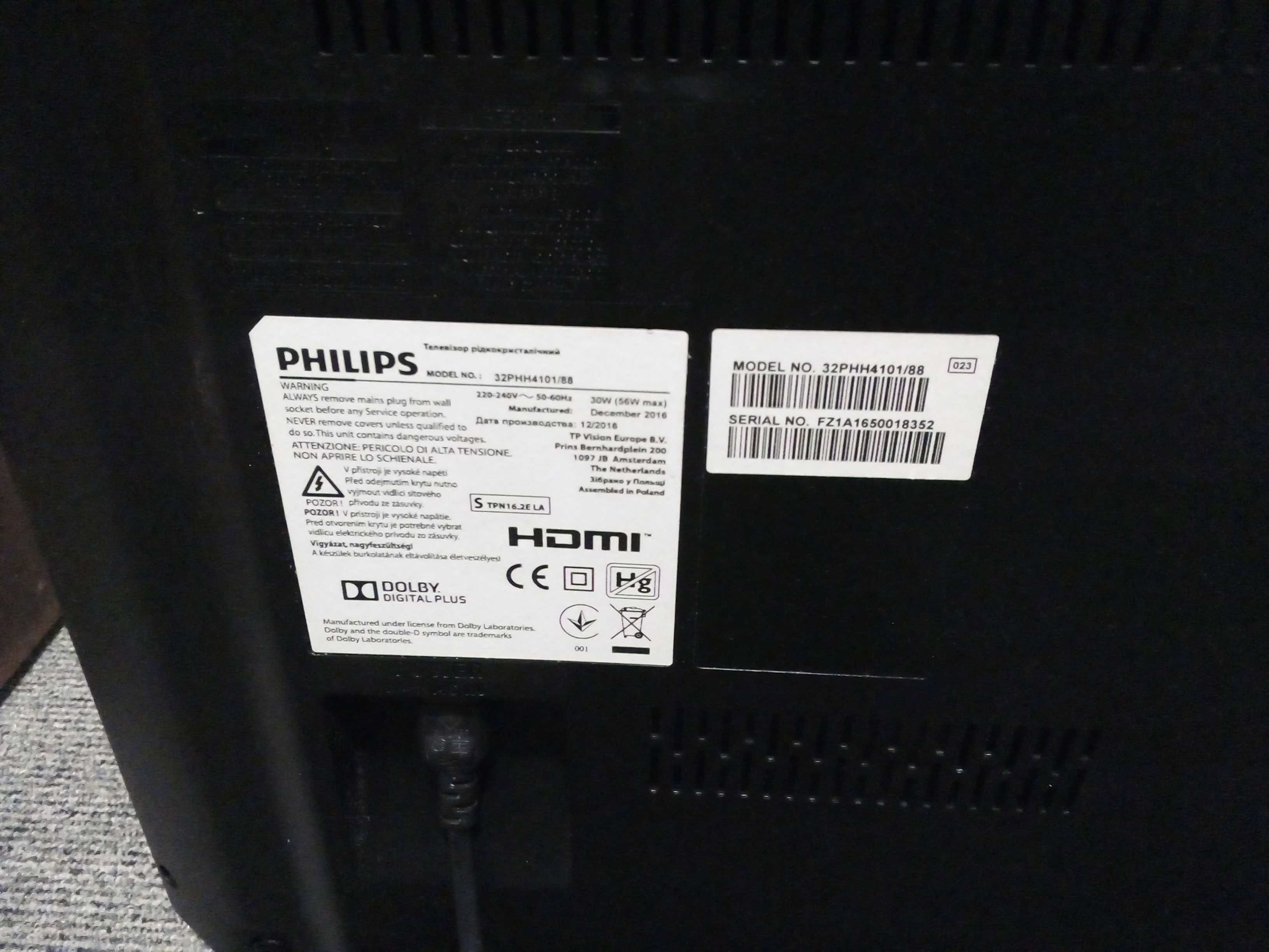philips 32PHH4101/88  sprawny